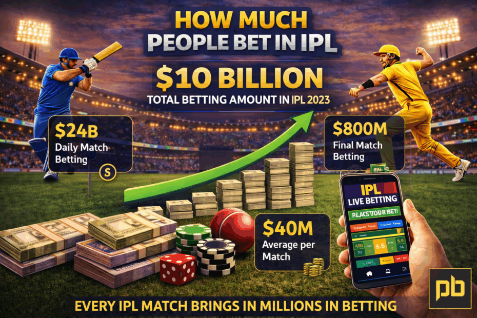 HOW MUCH PEOPPE BET IN IPL