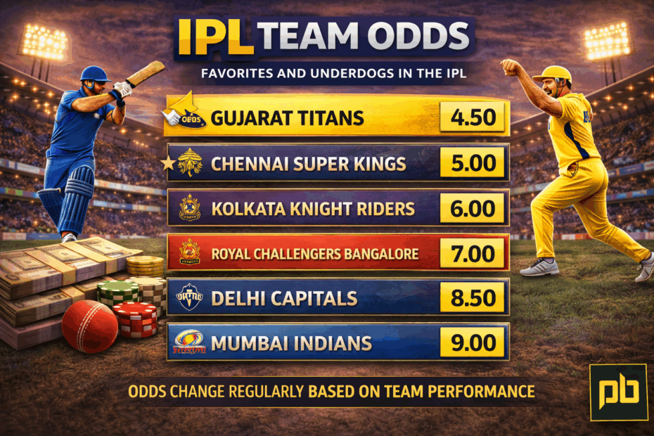 IPL TEAM ODDS