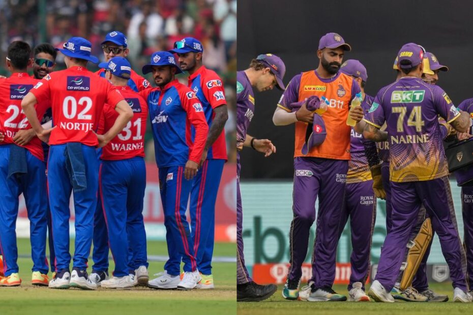 dc vs kkr match